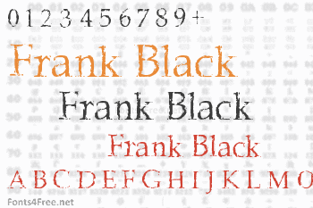 Frank Black Font