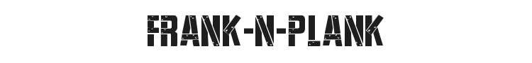 Frank-n-Plank Font Preview