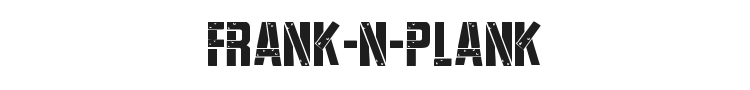 Frank-n-Plank Font