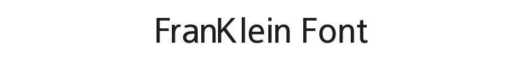 FranKlein Font