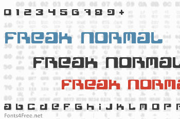 Freak Normal Font