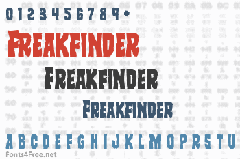 Freakfinder Font