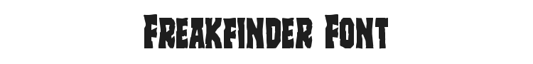 Freakfinder Font