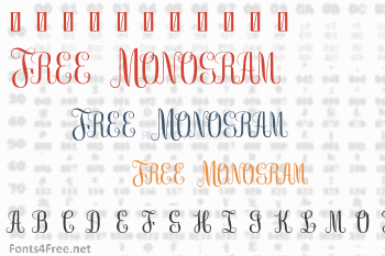 Free Monogram Font