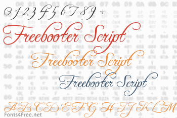 Freebooter Script Font