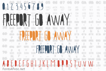 Freeport Go Away Font