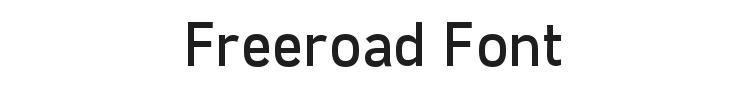 Freeroad Font