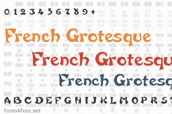 French Grotesque Font