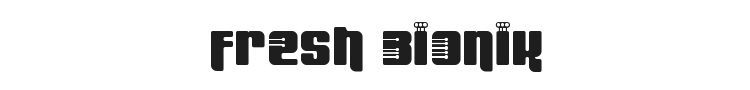 Fresh Bionik Font Preview