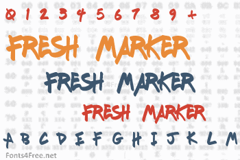 Fresh Marker Font