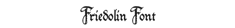 Friedolin Font