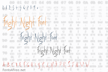 Fright Night Font