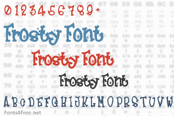 Frosty Font