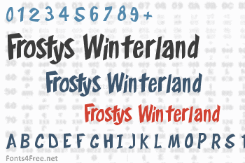 Frostys Winterland Font