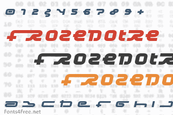 Frozedotre Font