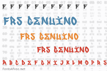 FRS Genuino Font