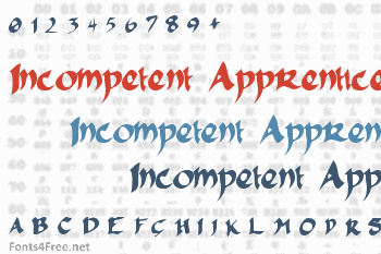 FSO Incompetent Apprentice Font
