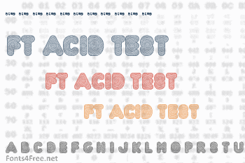 FT Acid Test Font