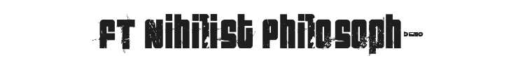 FT Nihilist Philosophy Font Preview