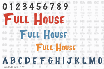 Full House Font