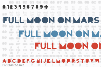 Full Moon On Mars Font