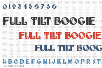 Full Tilt Boogie Font