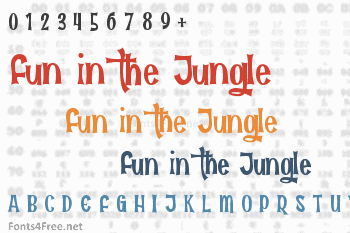 Fun in the Jungle Font