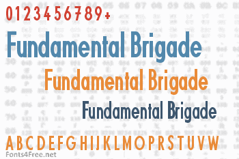 Fundamental Brigade Font