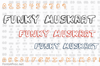 Funky Muskrat Font