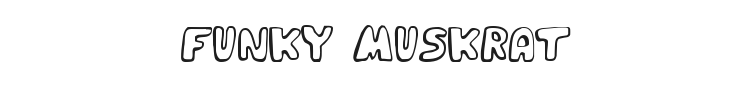 Funky Muskrat Font