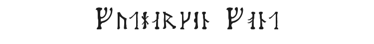 Futharken Font