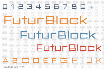 FuturBlock Font