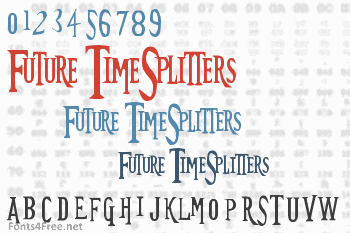 Future TimeSplitters Font