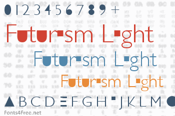 Futurism Light Font