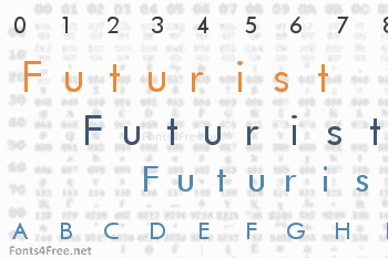 Futurist Fixed Width Font