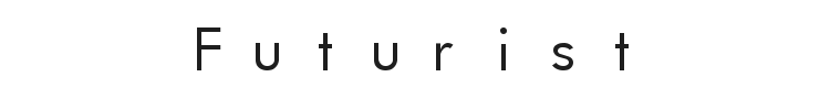 Futurist Fixed Width Font Preview