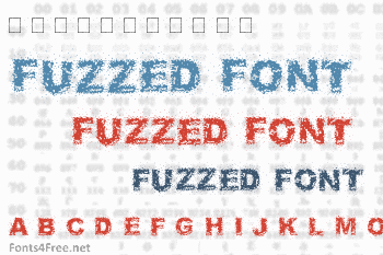 Fuzzed Font