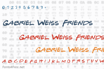 Gabriel Weiss Friends Font