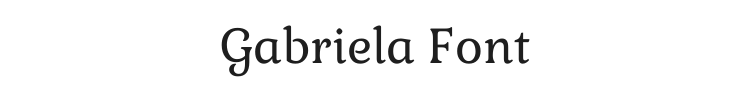 Gabriela Font Preview