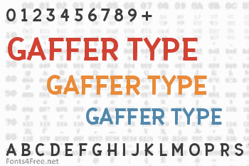 Gaffer Type Font