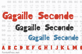 Gagaille Seconde Font