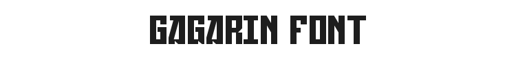Gagarin Font Preview