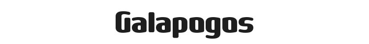 Galapogos Font Preview
