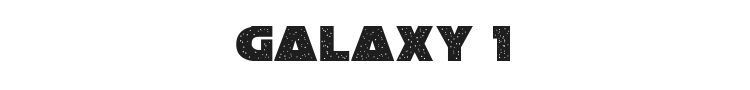 Galaxy 1 Font Preview