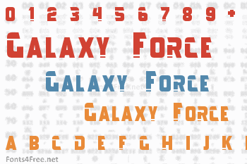 Galaxy Force Font