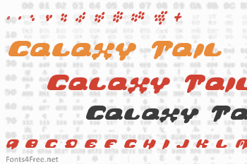 Galaxy Tail Font