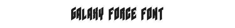 GalaxyForce Font Preview