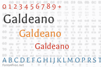 Galdeano Font