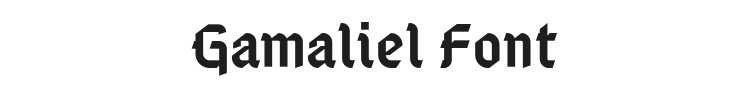 Gamaliel Font Preview