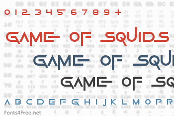 Game Of Squids Font